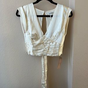 Reformation Orla Silk Top size 6